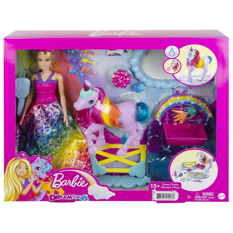 BARBIE DREAMTOPIA SET CON UNICORNO