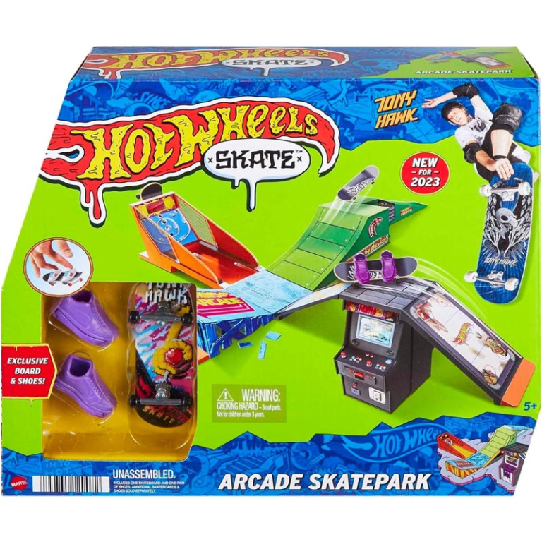 MINI SKATE HOT WHEELS CONFEZIONE CON RAMPE