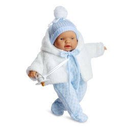 BEBE 28CM PIANGENTE AZZURRO IN SCATOLA