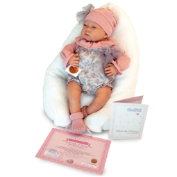 BEBE REBORN 50CM CAPPELLINO ROSA