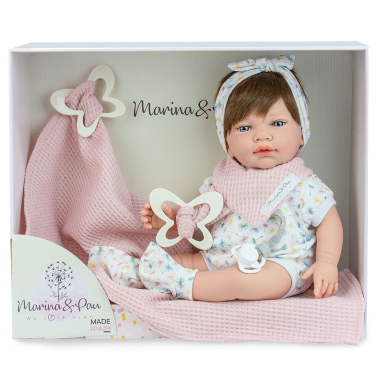 BAMBOLA 42CM SWEET BABY FARFALLA