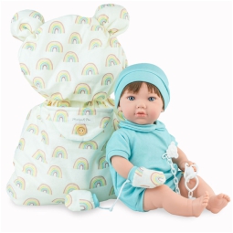BAMBOLA 45CM TEO CON SACCO NANNA