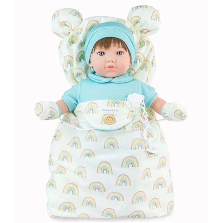 BAMBOLA 45CM TEO CON SACCO NANNA 2