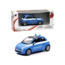 AUTO FIAT 500 POLIZIA 1:24