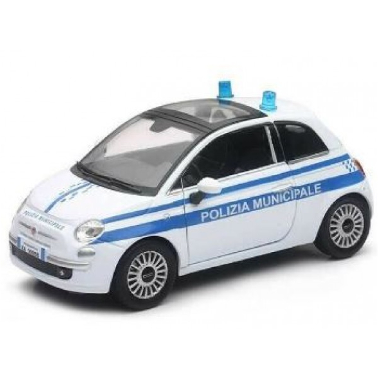 AUTO FIAT 500 1:24 POLIZIA MUNICIPALE