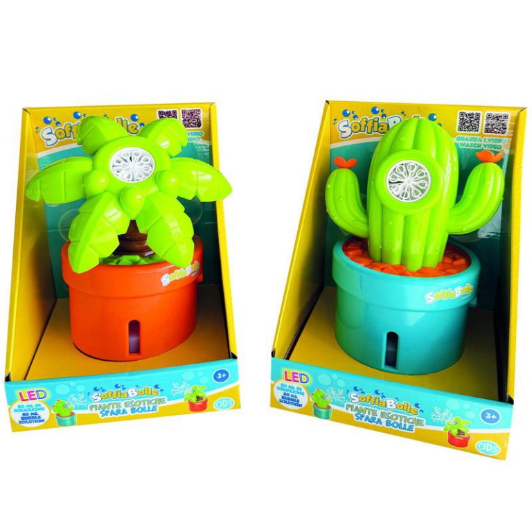 SPARA BOLLE SAPONE PIANTE ESOTICHE CON RICARICA