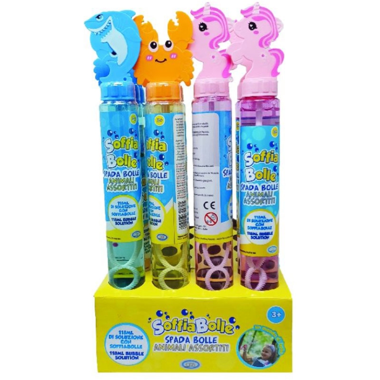 SPADA BOLLE DI SAPONE ANIMALI 118ML