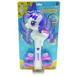 SPARA BOLLE UNICORNO CON LUCI