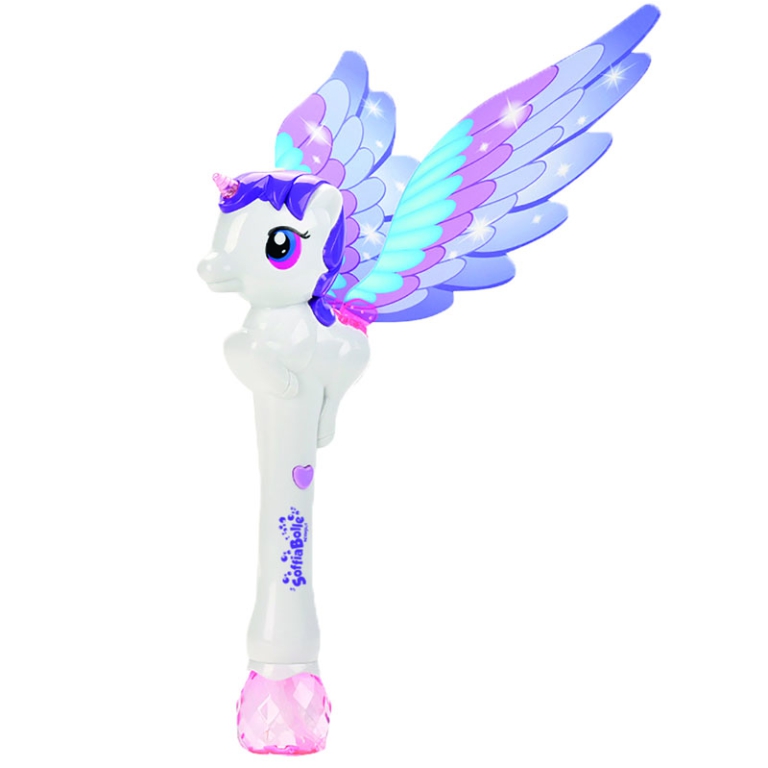 SPARA BOLLE UNICORNO CON LUCI 2