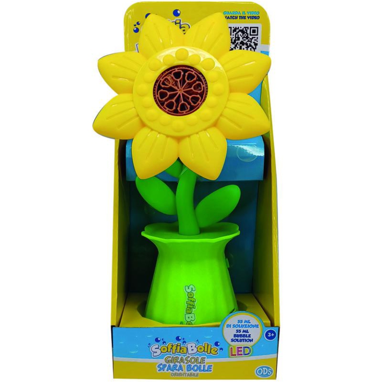 SPARA BOLLE SAPONE ORIENTABILE GIRASOLE