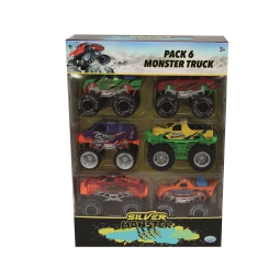 CONFEZIONE 6 JEEP MONSTER 1.64 DIE CAST