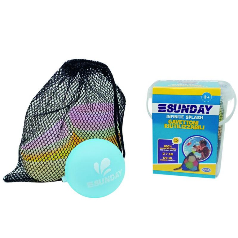 BOMBE D'ACQUA GAVETTONI RIUTILIZZABILI 6PZ