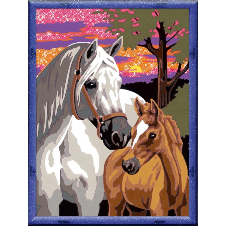 CREART CAVALLO AL TRAMONTO 20X27X5CM 2