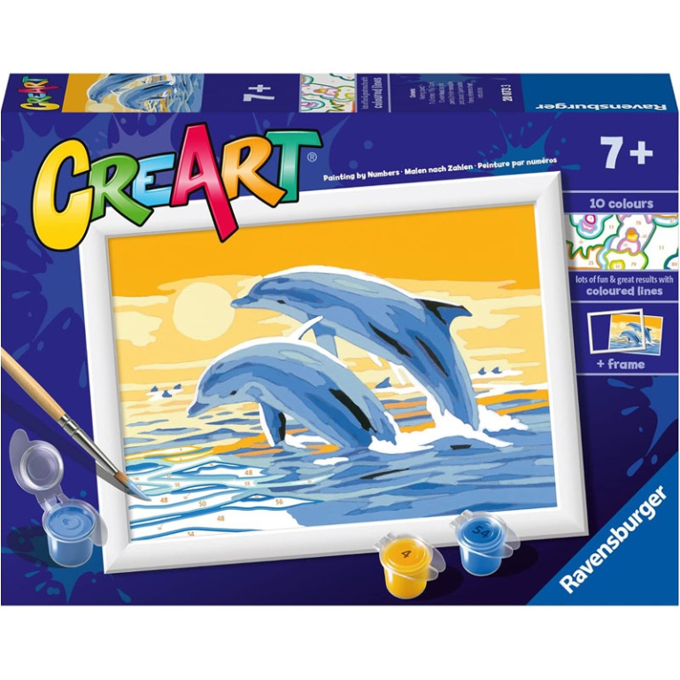 CREART AMORE DELFINI AMICI 18X13CM
