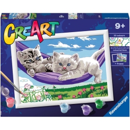 CREART GATTINI SULL'AMACA
