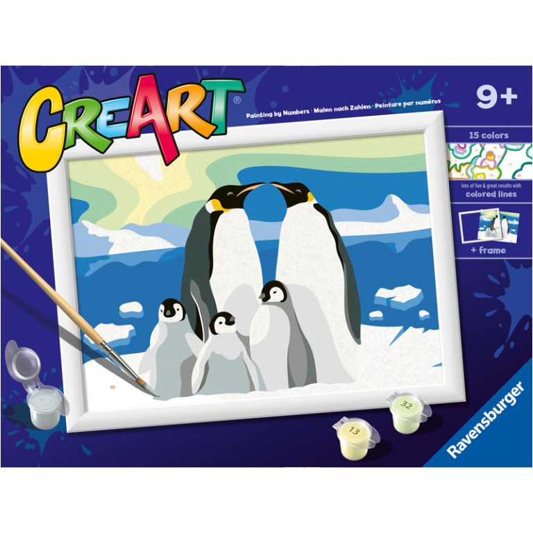 CREART LA FAMIGLIA DI    PINGUINI