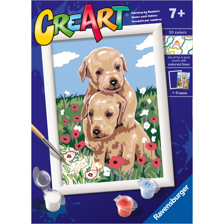 CREART GOLDEN RETRIVER   COCCOLOSI 22X16CM