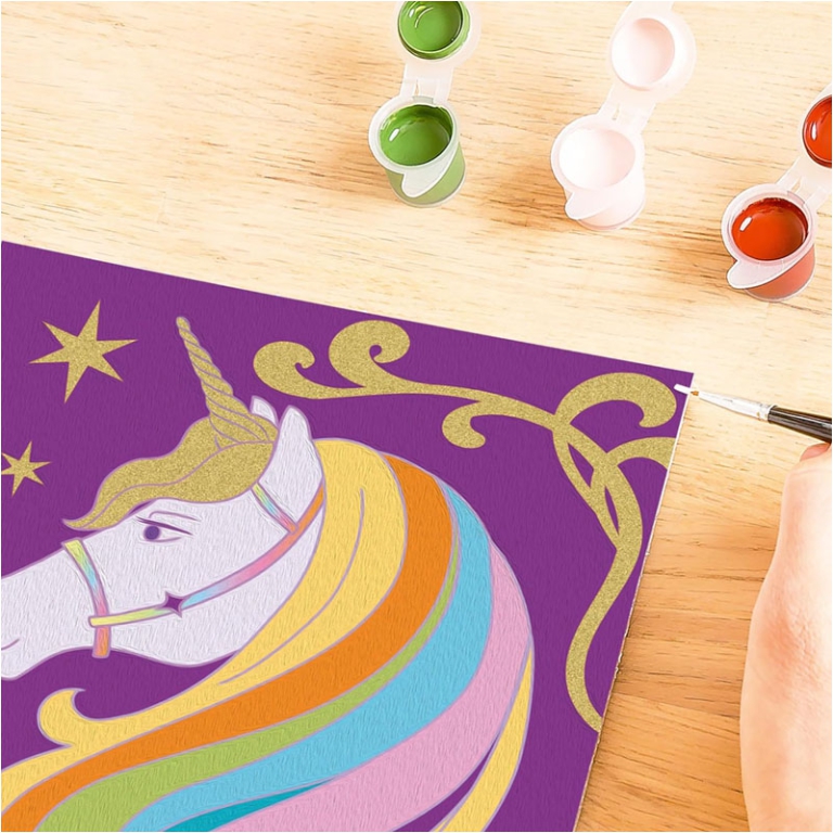 CREART CIELO UNICORNO    STELLATO 22X16CM 3