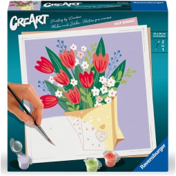 CREART BOUQUET DI TULIPANI 20X20CM