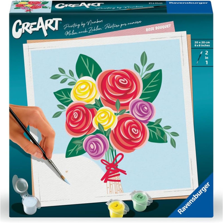 CREART BOUQUET DI ROSE   20X20CM