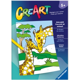 CREART LIBRO ADORABILI   CUCCIOLI ANIMALI