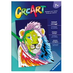 CREART LIBRO ANIMALI RUGGENTI