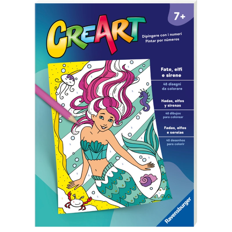 CREART LIBRO FATE ELFI E SIRENE