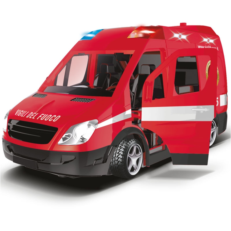 CAMIONETTA VVFF A FRIZIONE LUCI E SUONO 2