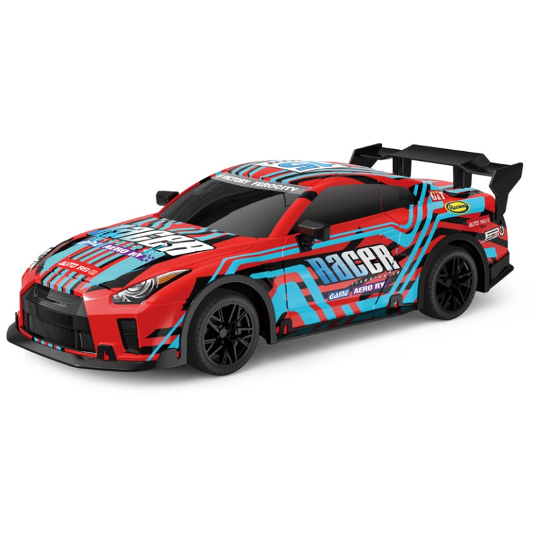 AUTO FLASH RACER CON LUCI 1:16 RC 2