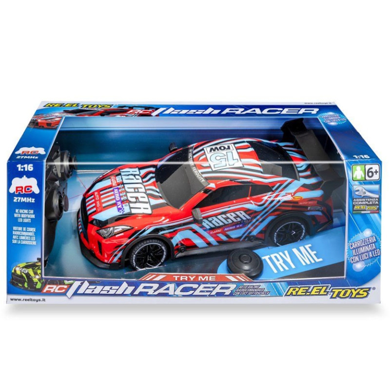 AUTO FLASH RACER CON LUCI 1:16 RC 3