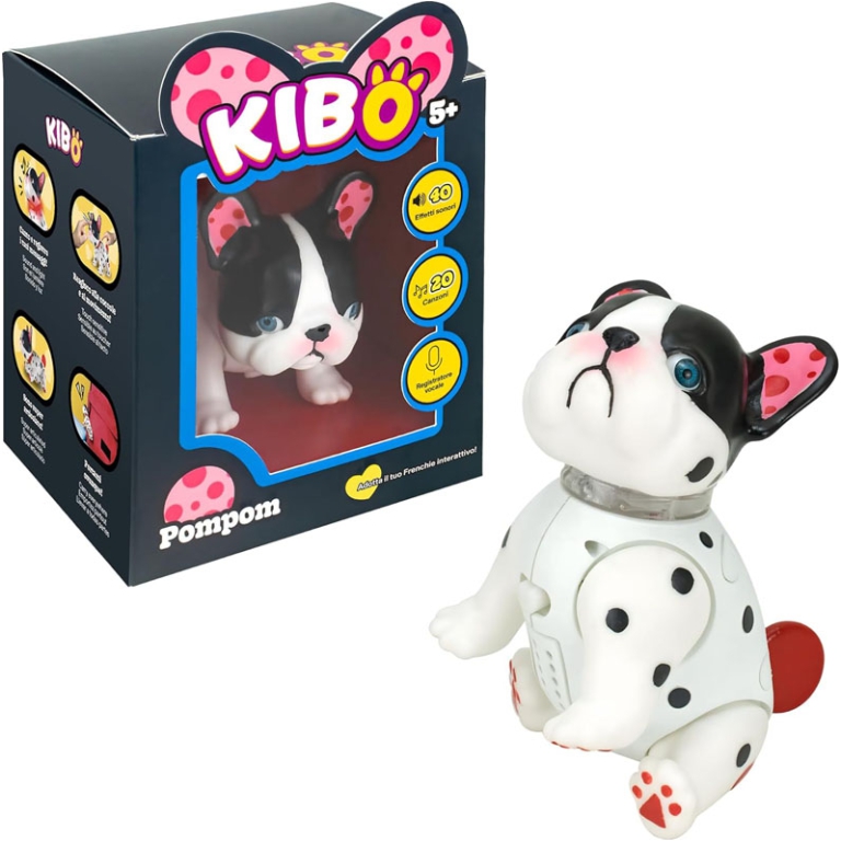 KIBO BULDOGG INTERATTIVO 12CM