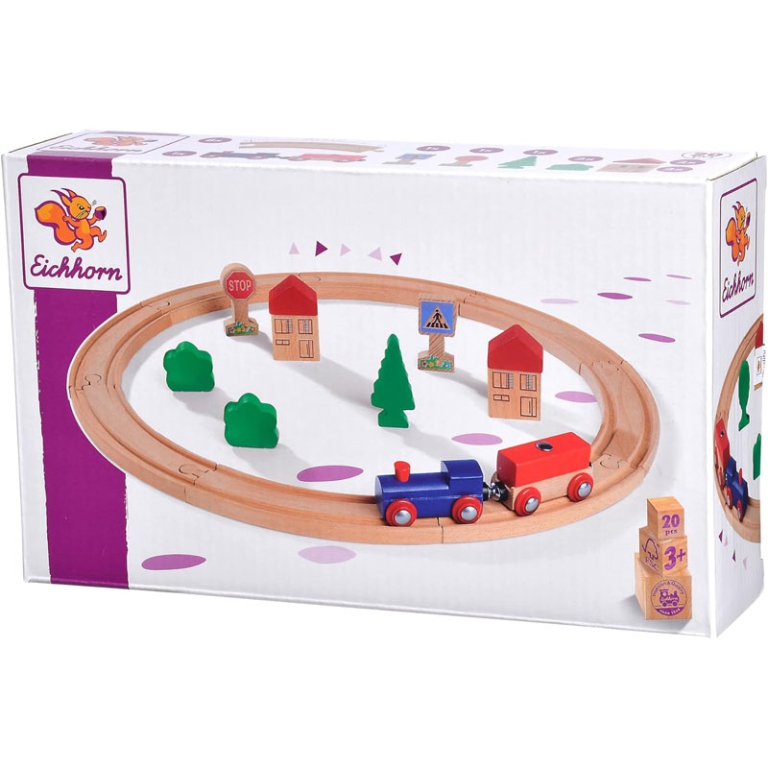PISTA TRENO 135CM IN LEGNO