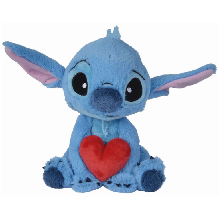 PELUCHE STITCH C/CUORE   25CM