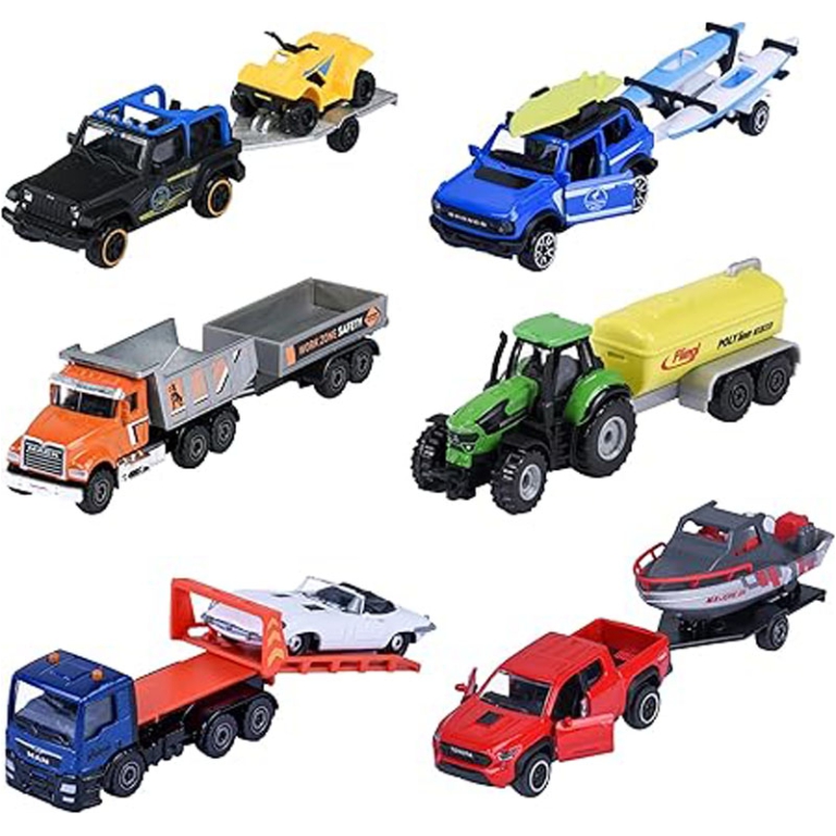 MEZZI MAJORETTE CON      TRAILER 1:64 2