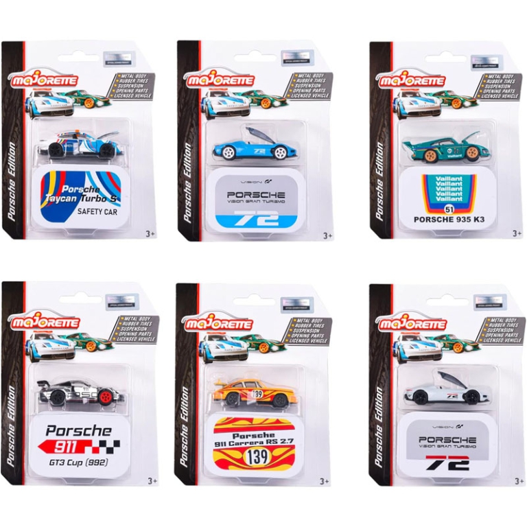 PORSCHE DE LUXE MAJORETTE 1:72