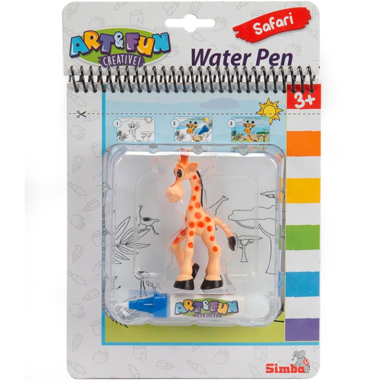 WATER PEN SAFARI COLORING BOOK 3