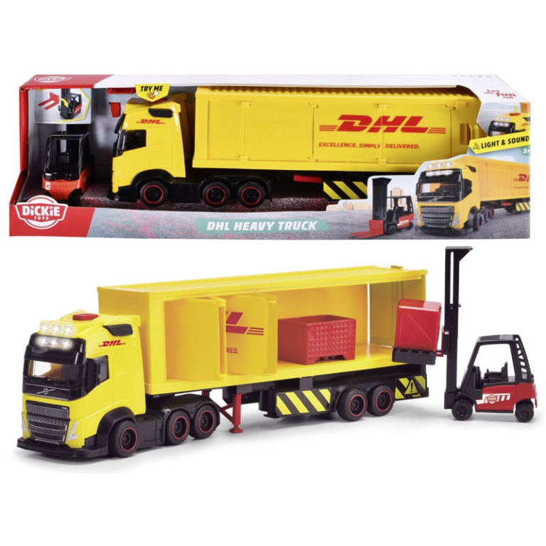 CAMION DHL 35CM C/MULETTO