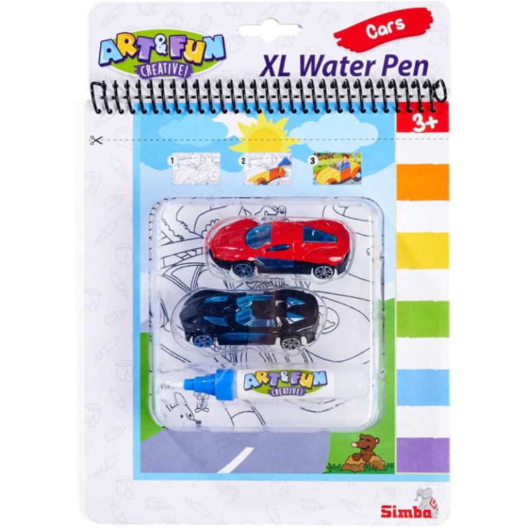 WATER PEN CARS COLORING  BOOK