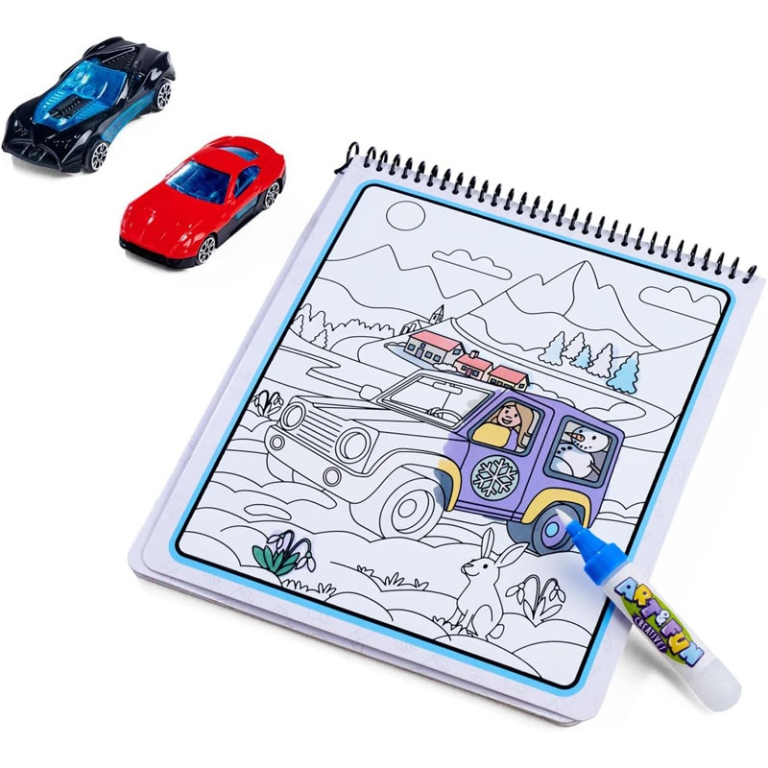 WATER PEN CARS COLORING  BOOK 5