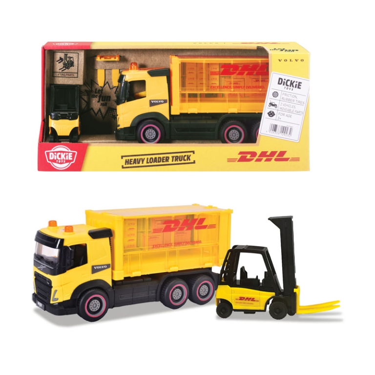 CAMION DHL 22CM C/MULETTO