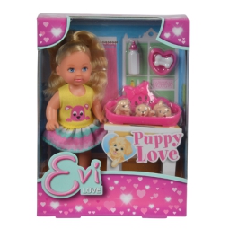 EVI LOVE PUPPY CON CESTA DEI CUCCIOLI