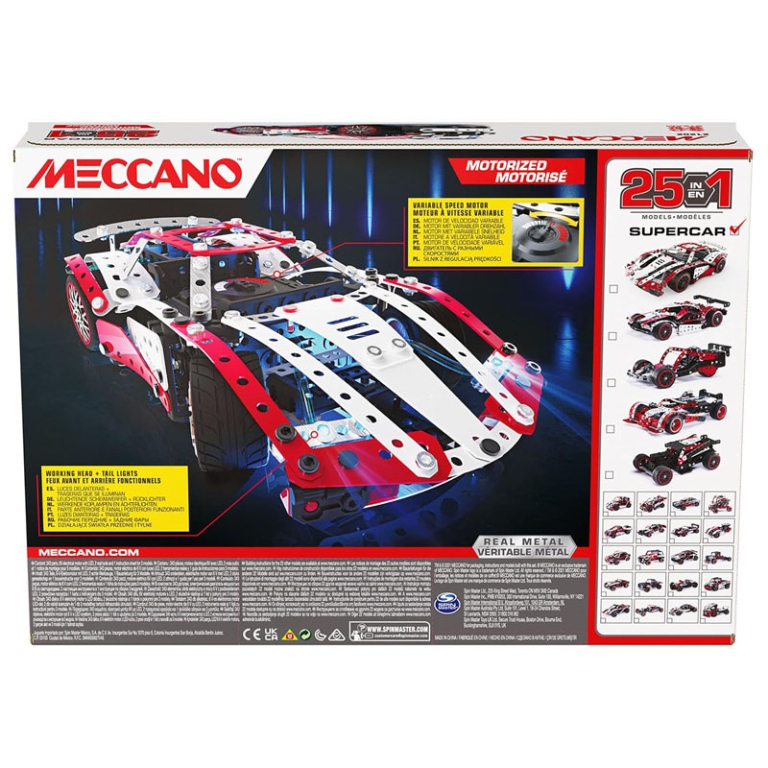 MECCANO 25 VEICOLI SUPERCAR 5