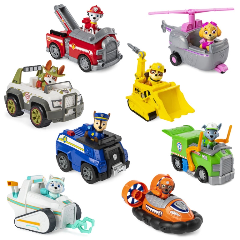 PAW PATROL VEICOLI BASE  6PZ