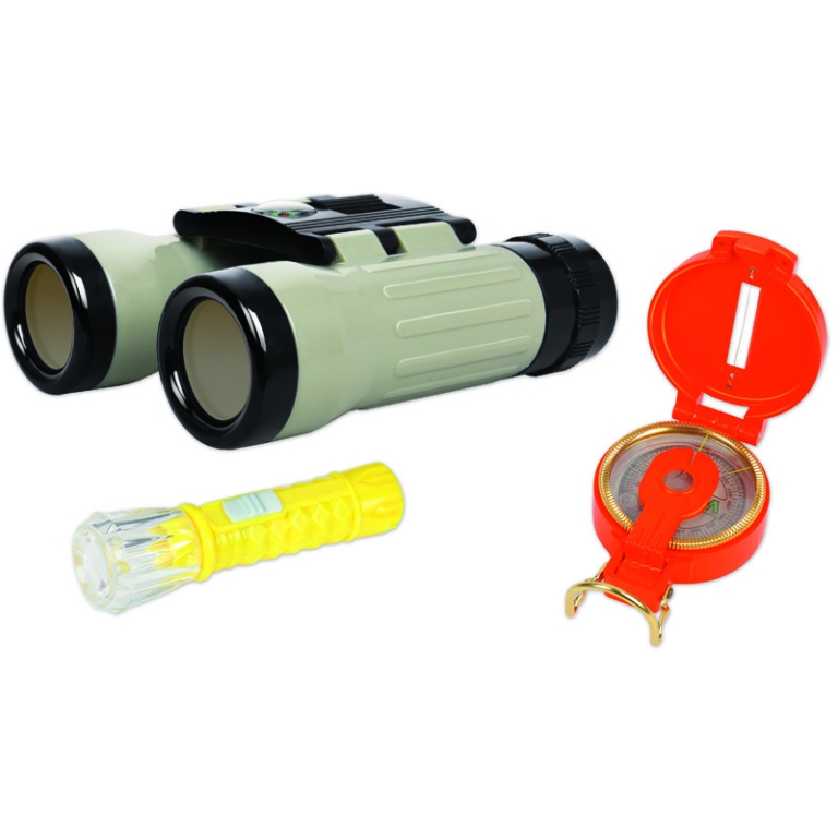 PLAY SET BINOCOLO BUSSOLA E TORCIA 2