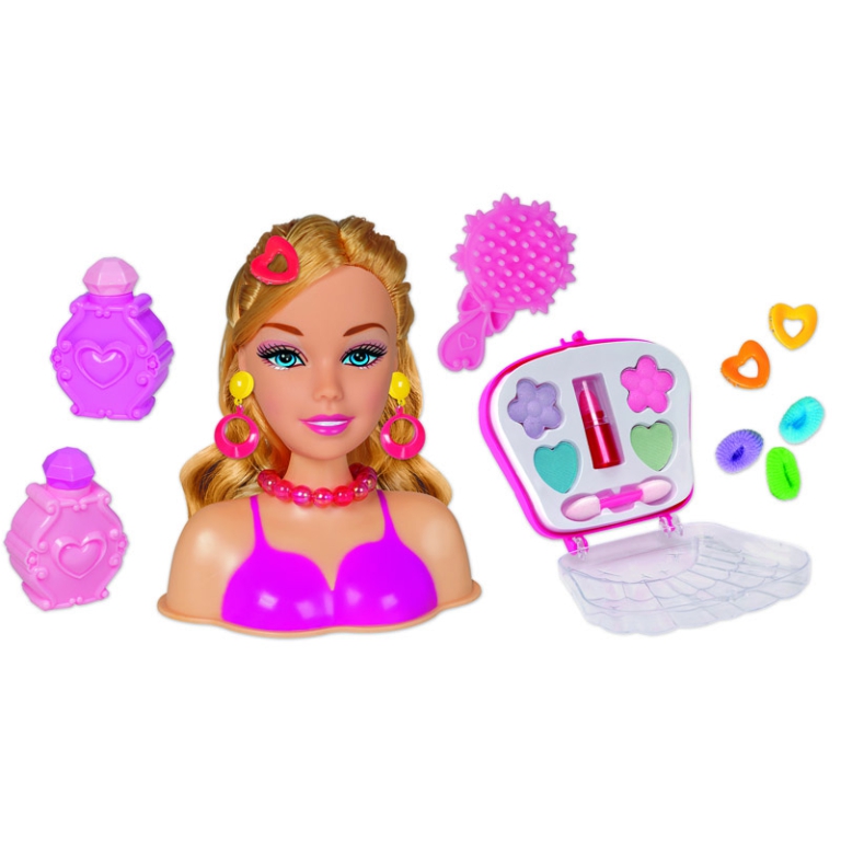 TESTA BAMBOLA CON COSMETICI 2