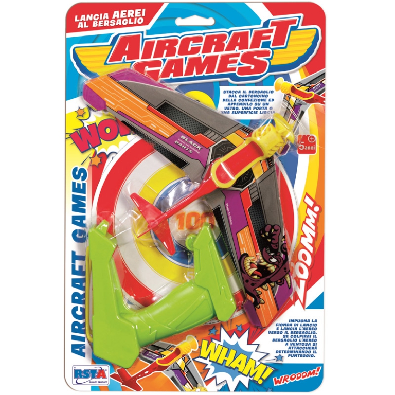 AEREO CON LANCIATORE E   BERSAGLIO