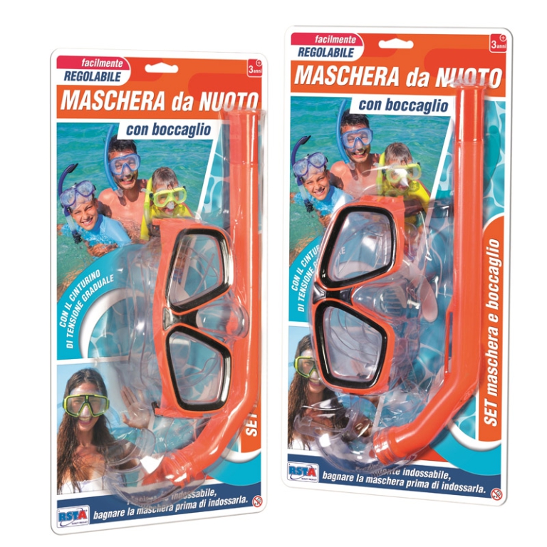 SET MASCHERA CON BOCCAGLIO NUOTO