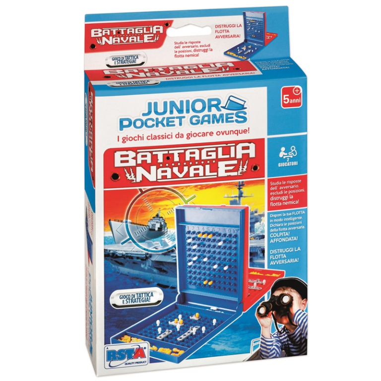GIOCO BATTAGLIA NAVALE POCKET