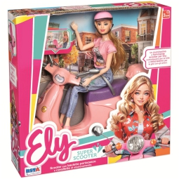 BAMBOLA ELY SUPER SCOOTER 29CM CON ACCESSORI