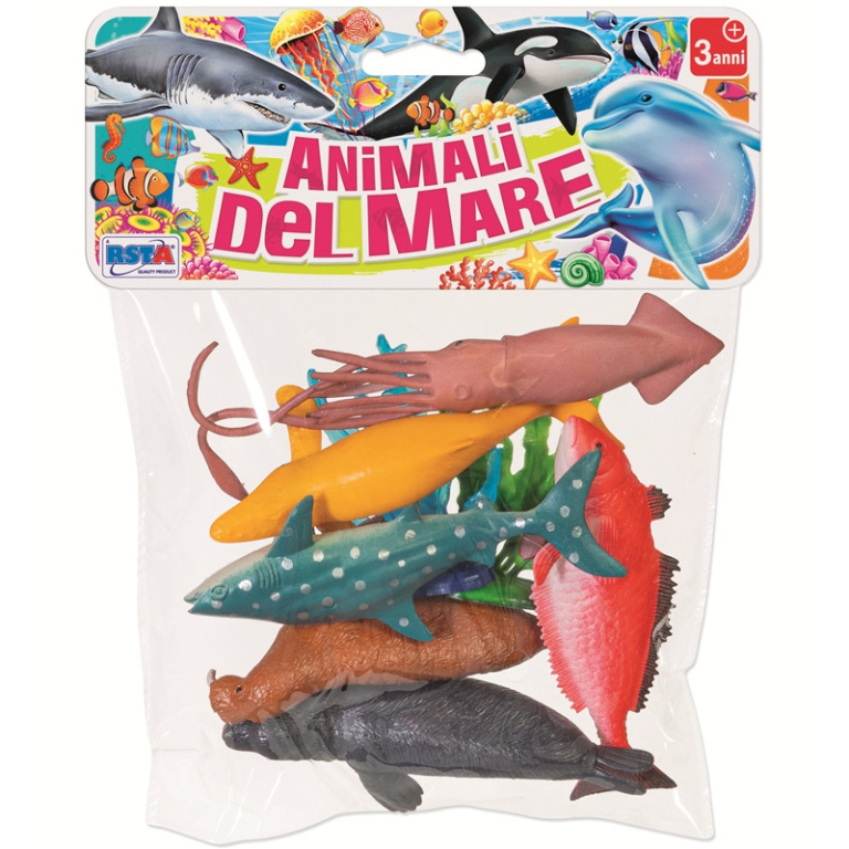 BUSTA ANIMALI DEL MARE   6PZ